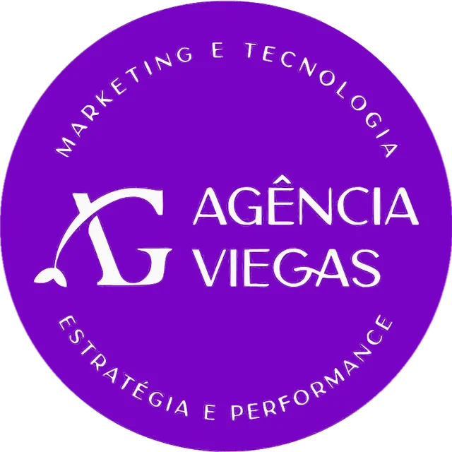 Selo da Agência Viegas: marketing e tecnologia, estratégia e performance